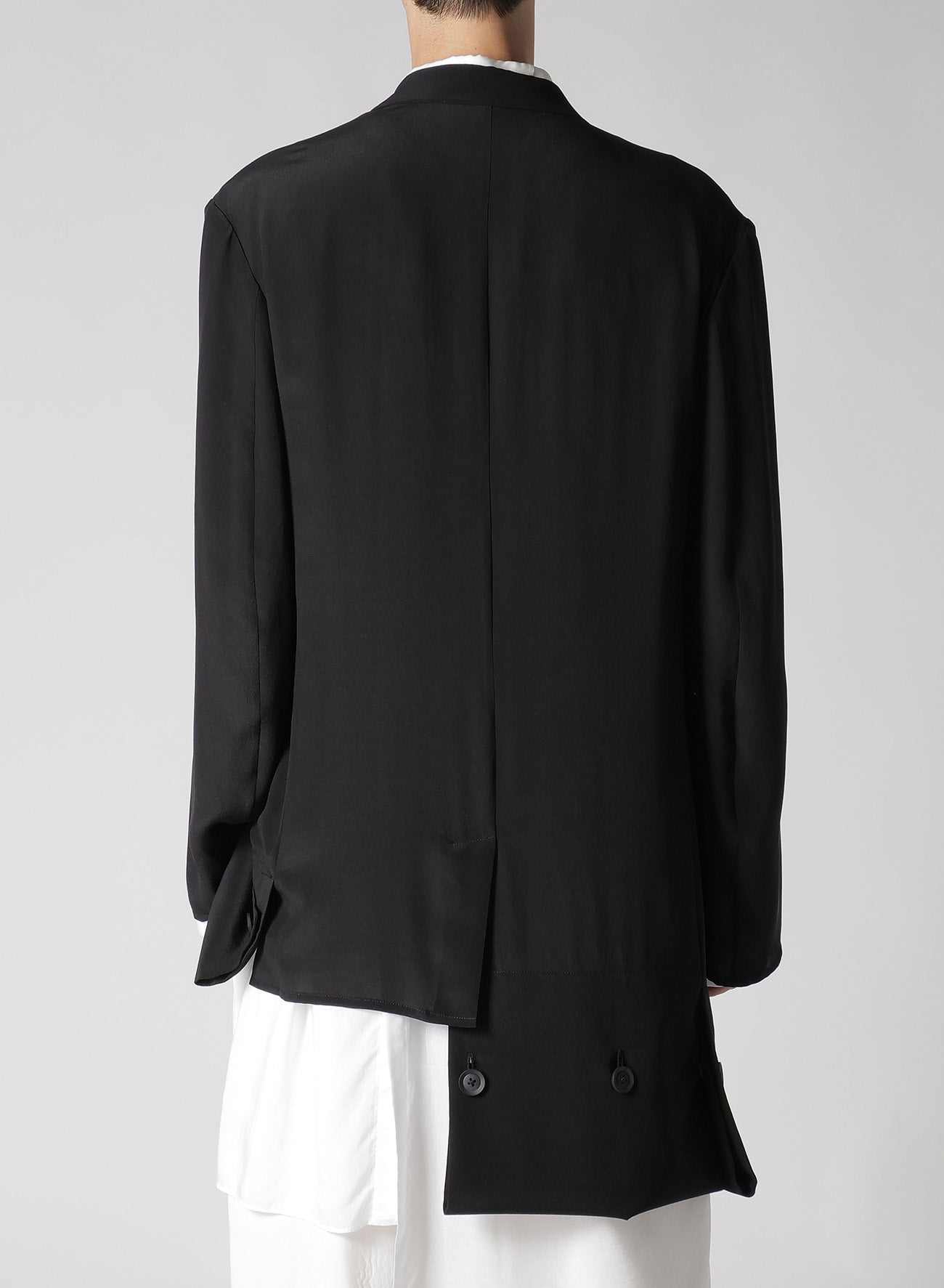 12M Silk Decine Hem Button Detail Jacket for Women - Elegant & Stylish Outerwear for Parties, Weddings & Special Occasions