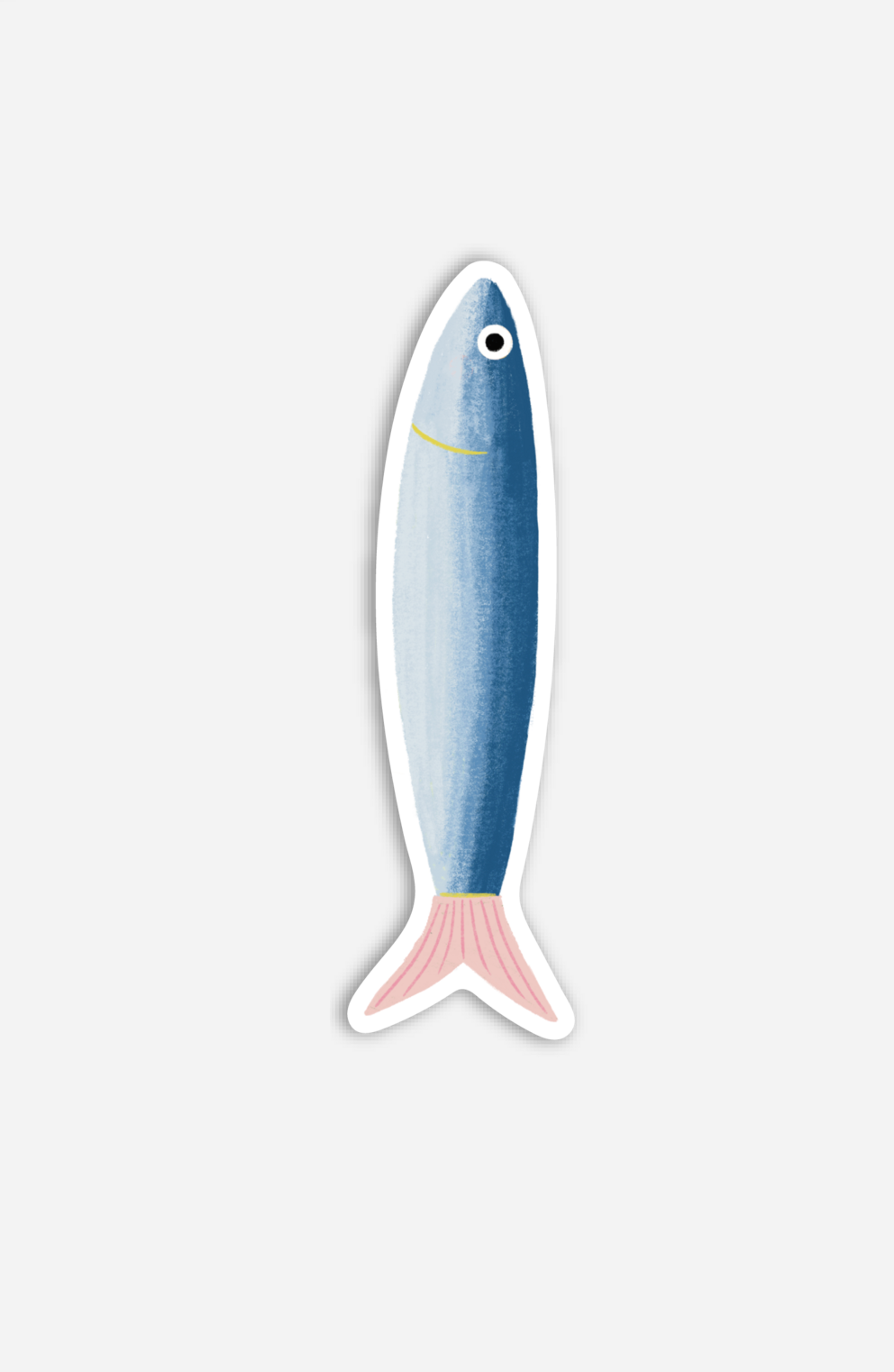 Lil Sardine Sticker - Cute Fish Decal for Laptops, Water Bottles & Notebooks - Perfect for DIY Crafts, Scrapbooking & Gifts