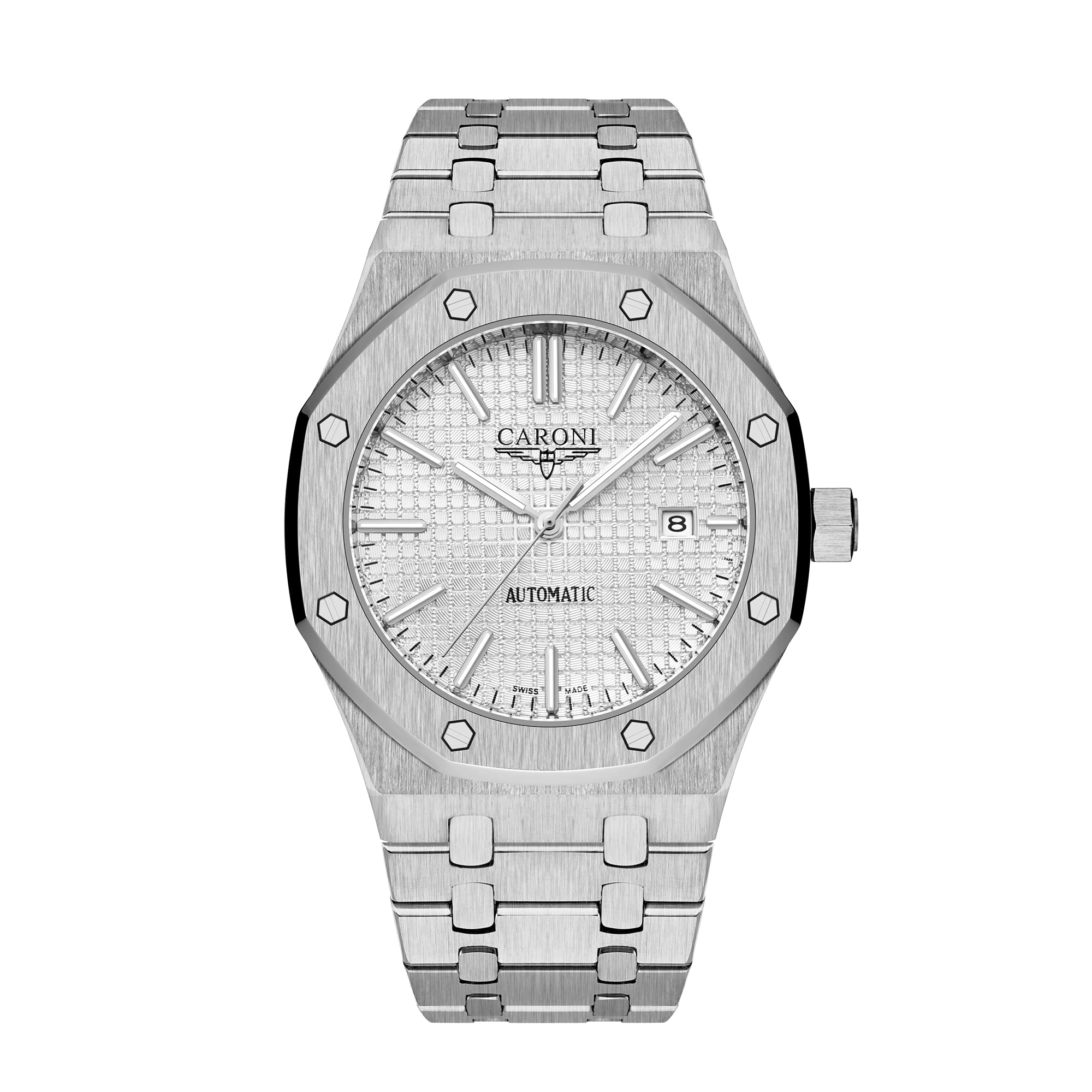 Luxury Men's Automatic Mechanical Watch - Waterproof Stainless Steel Dress & Sports Watch for Business, Casual & Outdoor Activities