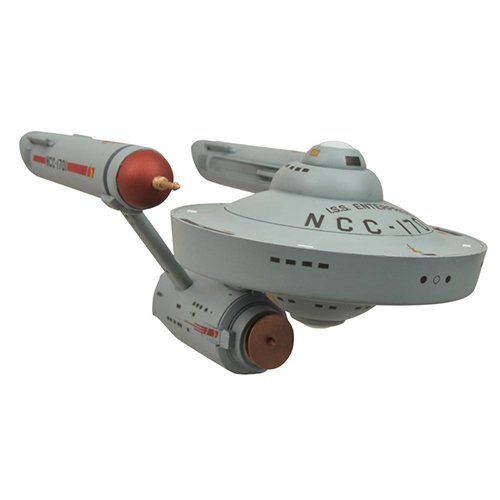 Star Trek EE Entertainment Earth Mirror Mirror Minimates Enterprise Vehicle - Collectible Action Figure Set for Sci-Fi Fans & Model Enthusiasts - Perfect for Display, Gifts, and Role-Playing Scenes