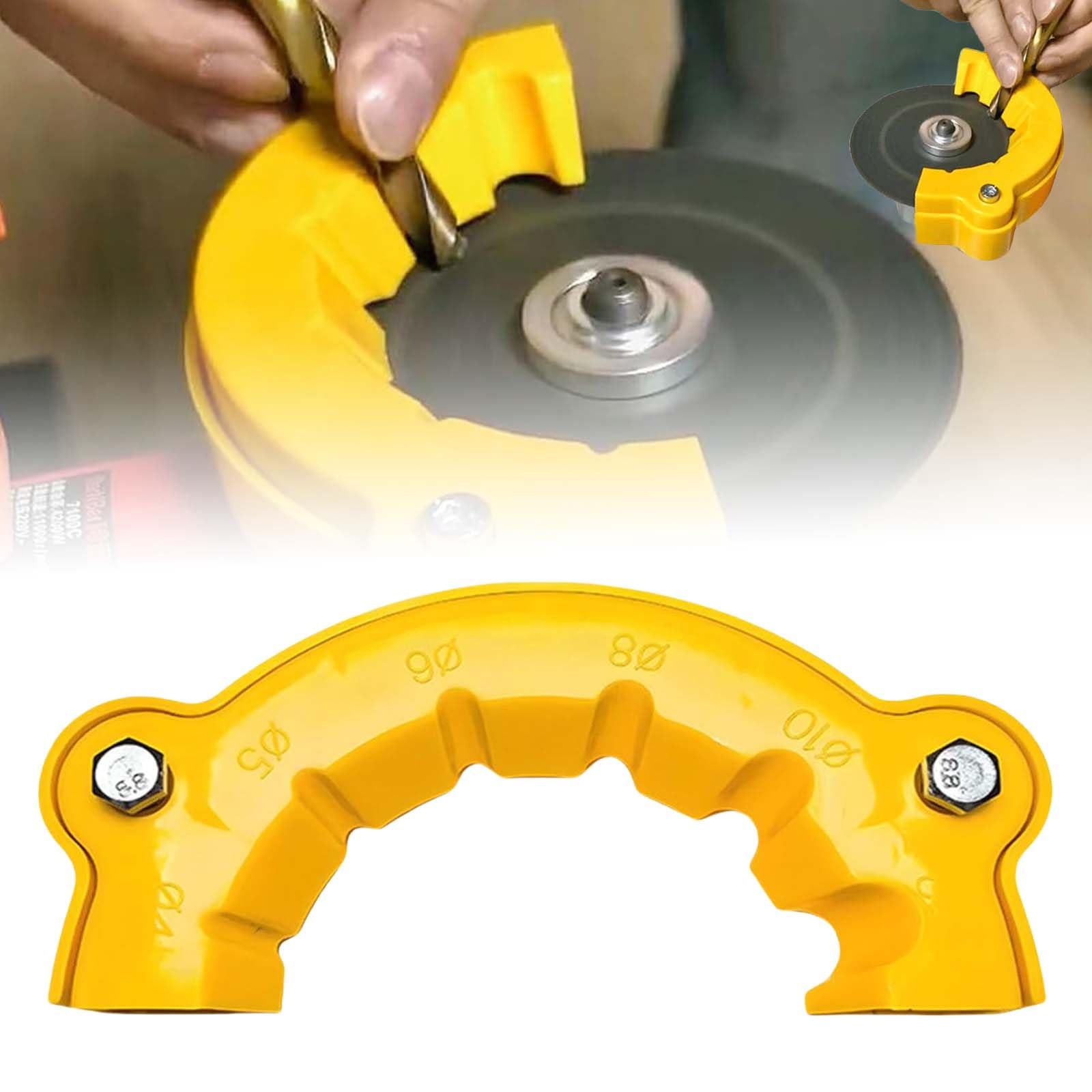 2025 Professional Drill Bit Sharpener - Multi-Specification Grinding Attachment for Power Drills | Universal Sharpening Tool for All Drill Bits (1PC) | Perfect for DIY Projects, Metalworking & Woodworking
