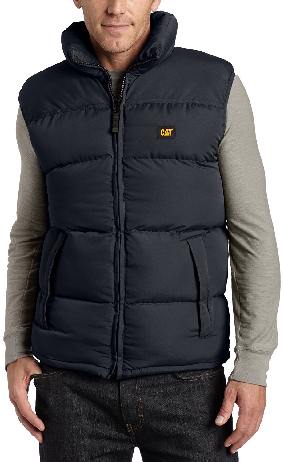 Caterpillar Men's Big Tall Arctic Zone Vest - Heavy Duty Winter Work Vest for Cold Weather (Regular & Big & Tall Sizes) - Ideal for Construction, Outdoor Jobs & Winter Activities