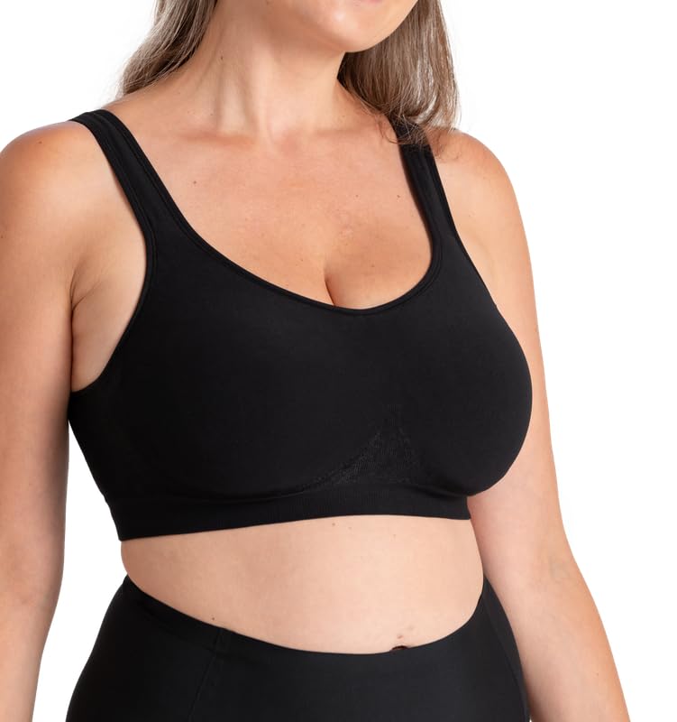 Truekind Wireless Bras for Women - No Underwire Supportive & Lifting Seamless Bra - Comfortable Everyday Wear for Work, Yoga & Lounge
