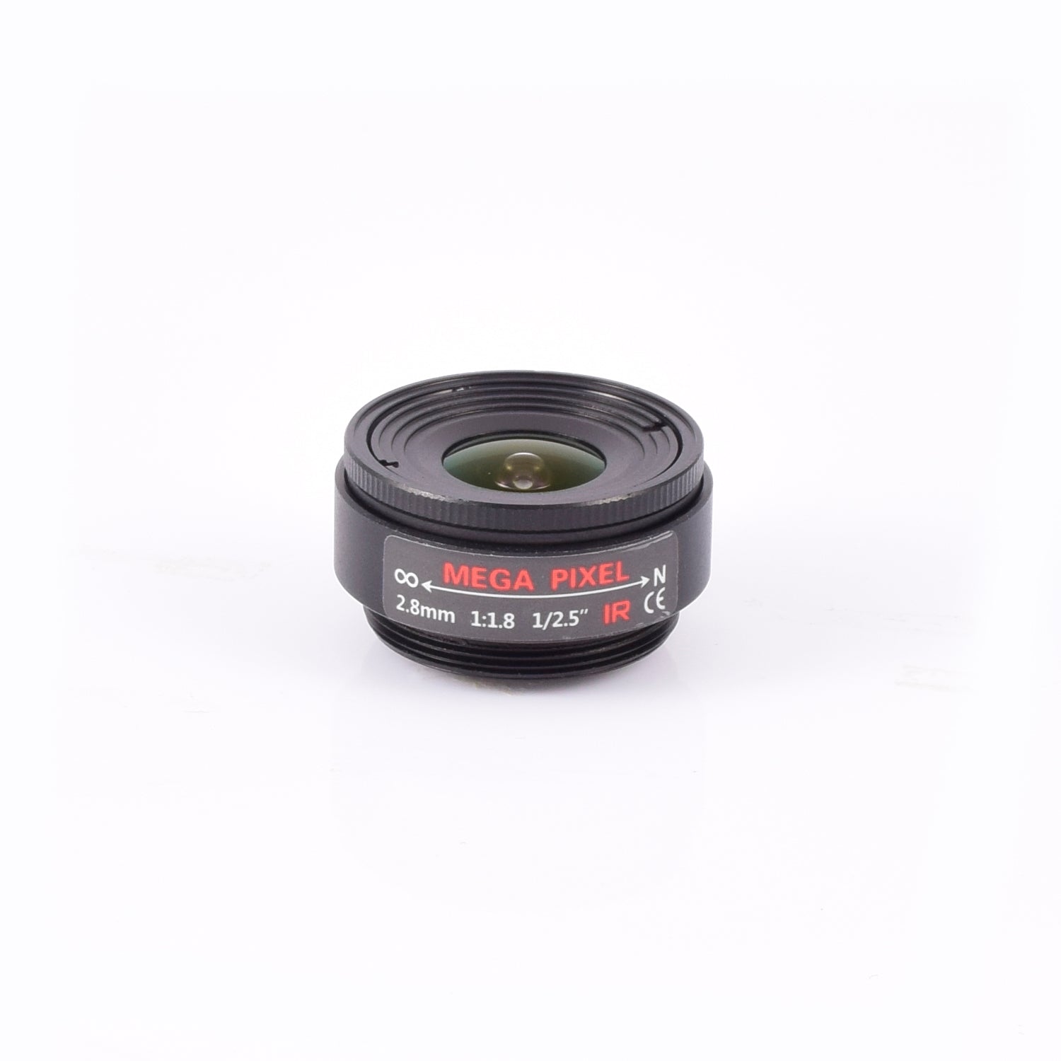 AIDA Imaging CS Mount 2.8mm Fixed Focal Length Megapixel Lens for CCTV Security Cameras, Surveillance Systems & Industrial Machine Vision