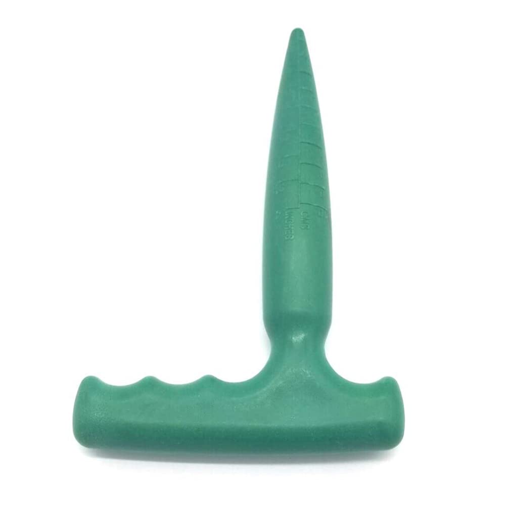 GANAZONO Plastic Transplanting Dibber - Garden Planting Tool with Measurement Scale for Seedlings & Flowers | Perfect for Home Gardening, Greenhouse & Outdoor Planting