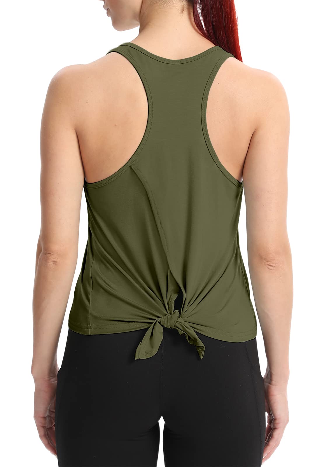 Women's Mippo Racerback Workout Tank Tops - Breathable Athletic Yoga Shirts for Gym, Running & Summer Fitness | Perfect for Yoga, HIIT, CrossFit & Casual Wear