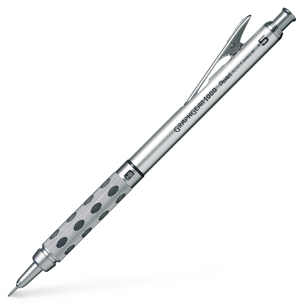 Pentel Graphgear 1000 Mechanical Pencil 0.5mm - Professional Drafting & Engineering Pencil for Architects, Artists & Students - Perfect for Sketching, Technical Drawing & Note Taking