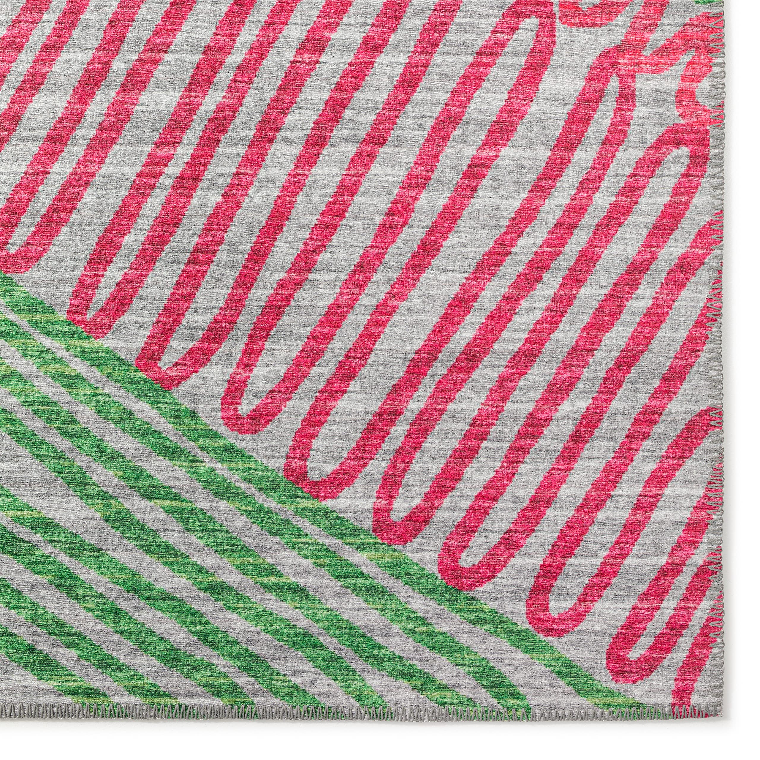 Addison Rugs Yuma AYU41 Pink 8' x 10' Area Rug - Soft Modern Boho Rug for Living Room, Bedroom, Nursery & Home Decor