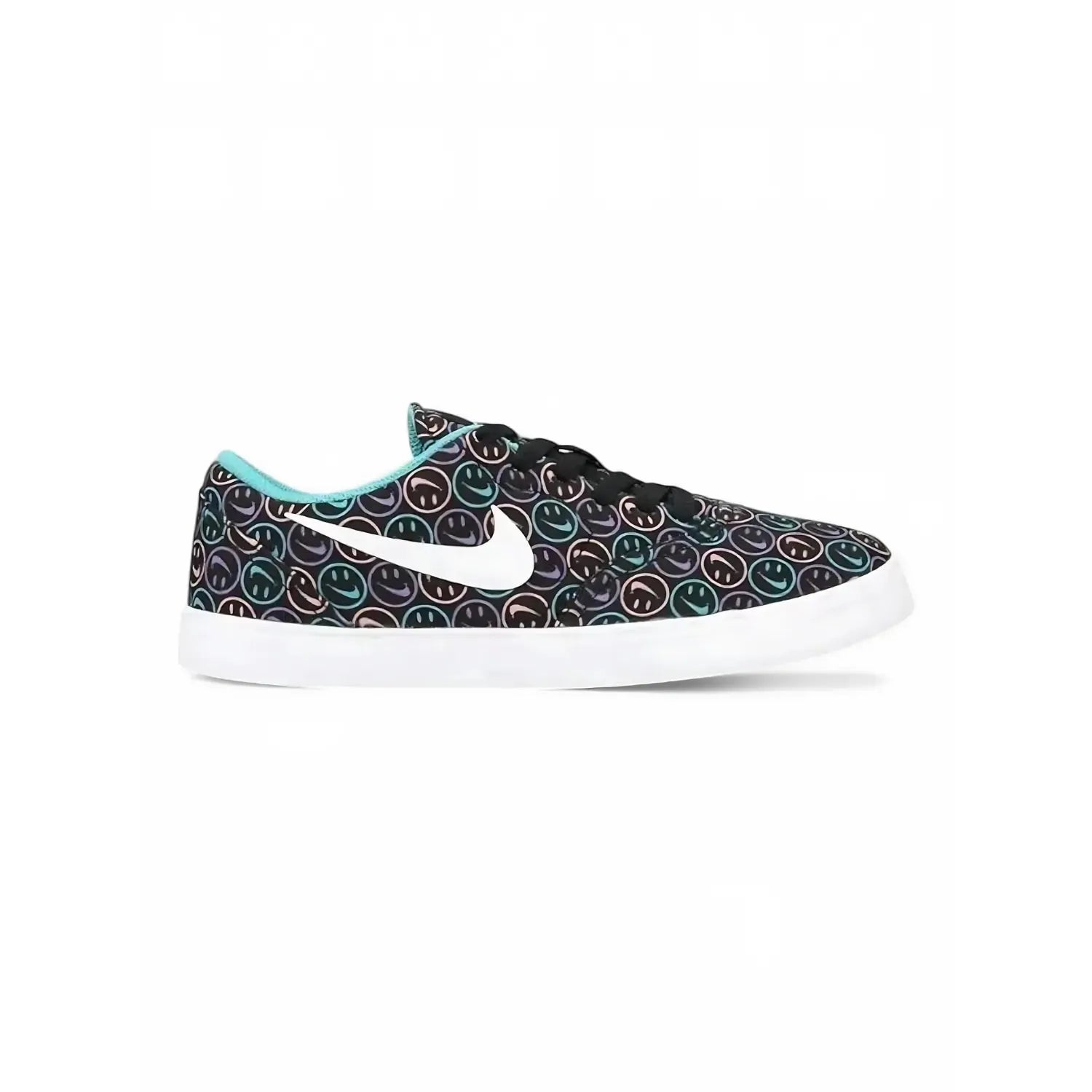 Nike SB Check Canvas NK Day GS Sneakers - Black & Multicolor for Skateboarding & Casual Wear