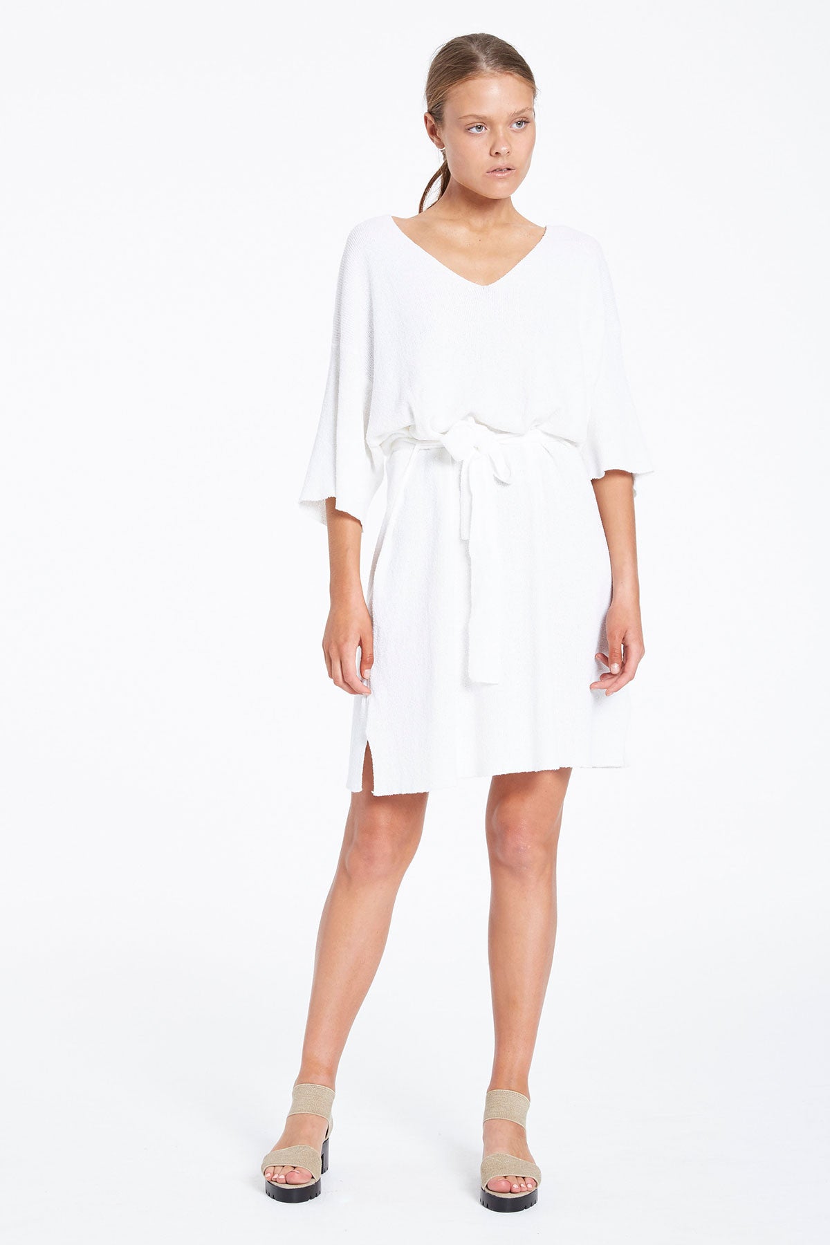 Stylish Bottlebrush Knit Dress for Women - Soft Comfortable Casual Wear for Fall & Winter - Perfect for Office, Date Night and Holiday Parties