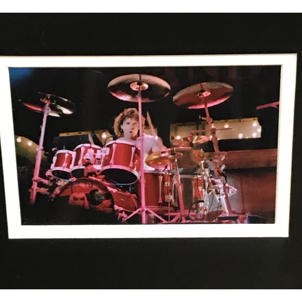 Authentic Aerosmith Collage Signed by Steven Tyler with BAS COA - Perfect for Music Memorabilia Collectors & Rock Fans' Home Decor