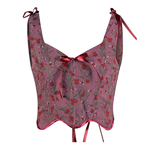 Plus Size Shapewear Tank Top for Women - Tummy Control Lace Corset for Daily Wear