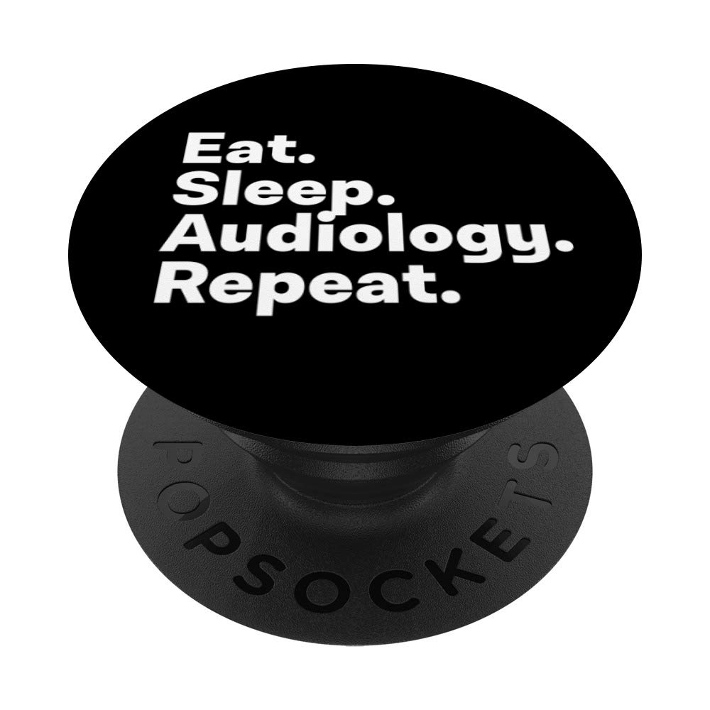 Audiologist PopSockets PopGrip - Interchangeable Phone & Tablet Grip with Custom Design | Perfect for Audiologists, Healthcare Professionals & Students | Secure Hold During Calls, Video Meetings & Clinical Work