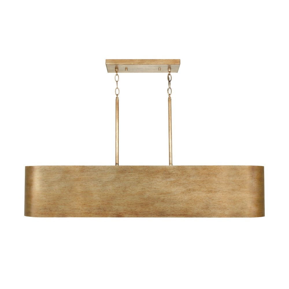 Chapelle Linear Chandelier - Modern LED Pendant Light Fixture for Dining Room, Kitchen Island & Living Room Lighting