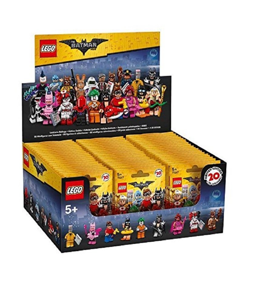 LEGO Batman Movie Series 71017 - Case of 60 Sealed Blind Bag Minifigures | Collectible Building Toys for Kids & Adults | Perfect for Birthday Gifts, Party Favors, and DC Comics Displays