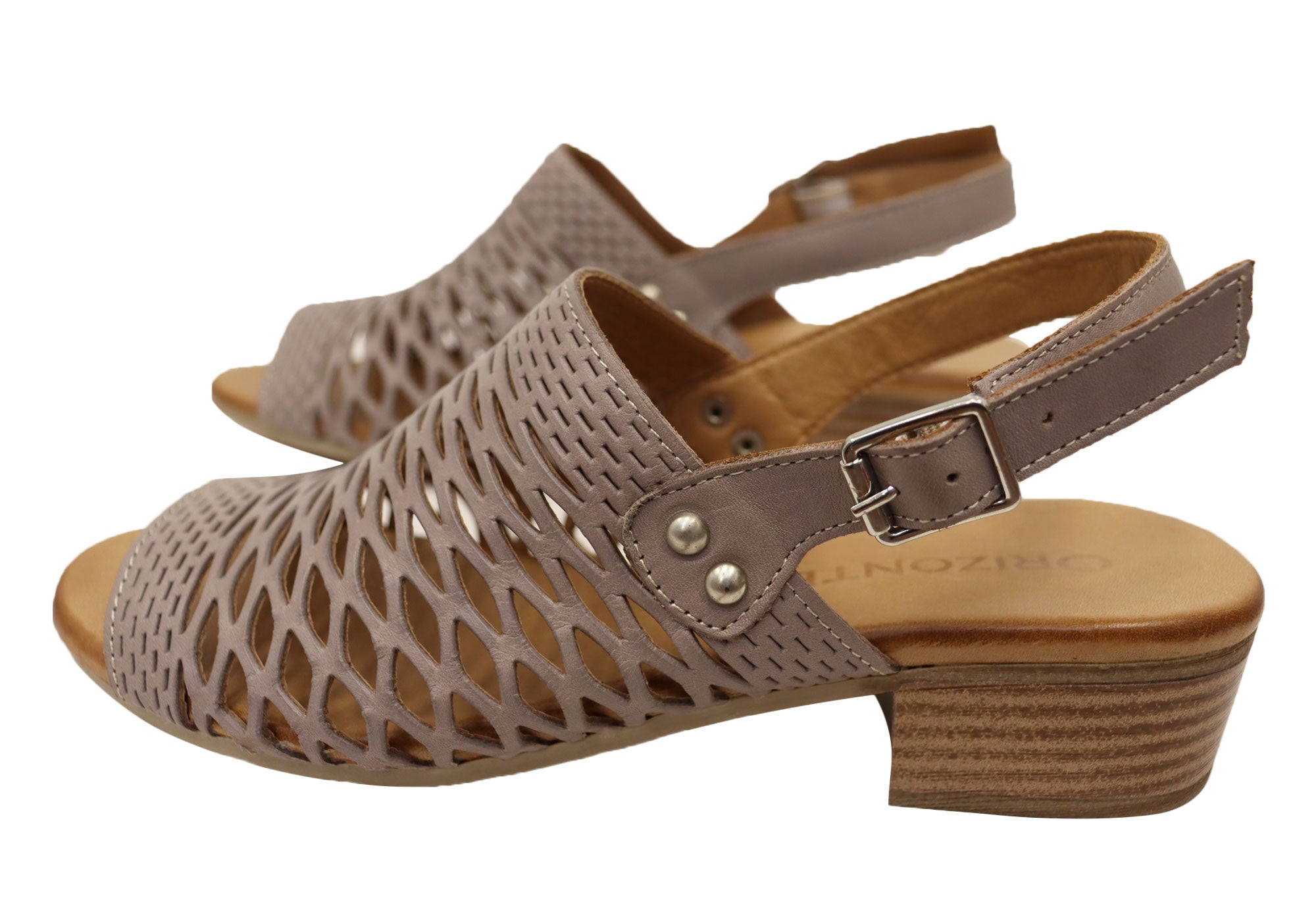 Orizonte Mimosa Women's Comfortable European Leather Sandals - Stylish & Supportive for Walking, Travel & Summer Outfits