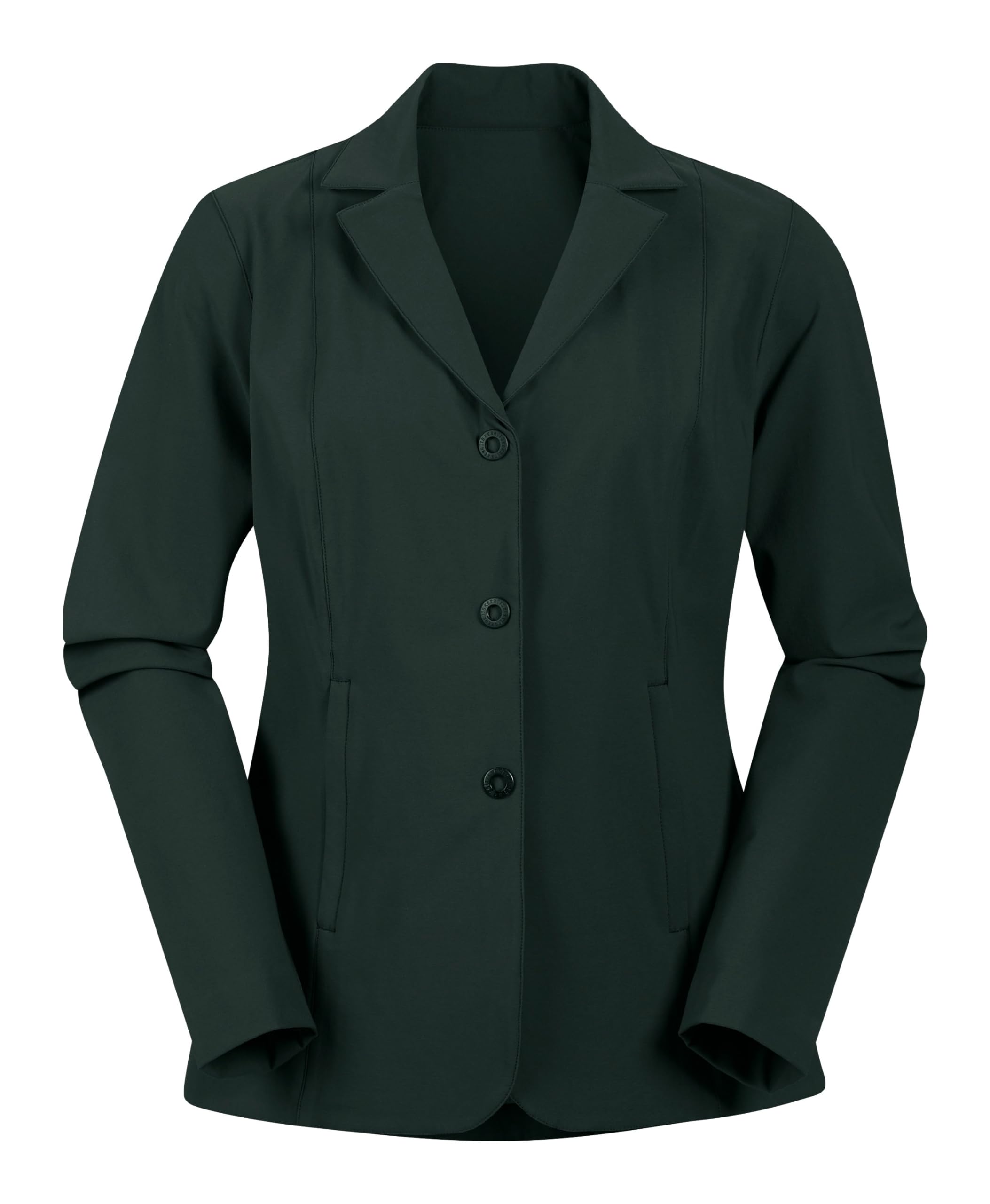 Kerrits Women's Equestrian Stretch Competitor Coat – Lightweight English Horse Show Jacket with 3-Snap Closure, Machine Washable for Easy Care | Perfect for Dressage, Show Jumping & Equestrian Competitions