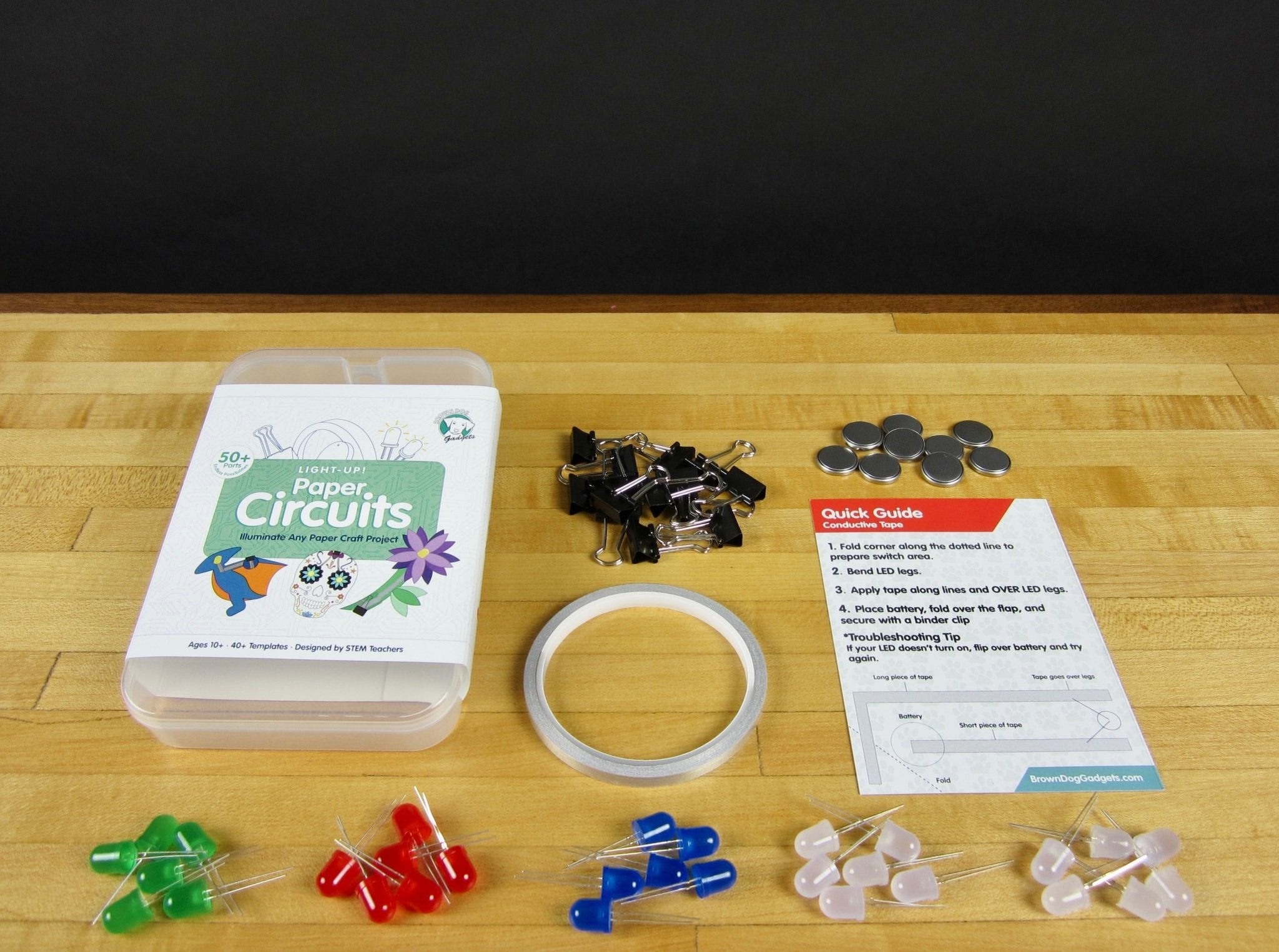 Paper Circuits Standard Kit - DIY Electronics Learning Kit for Kids & Beginners | STEM Education, Science Projects & Classroom Activities