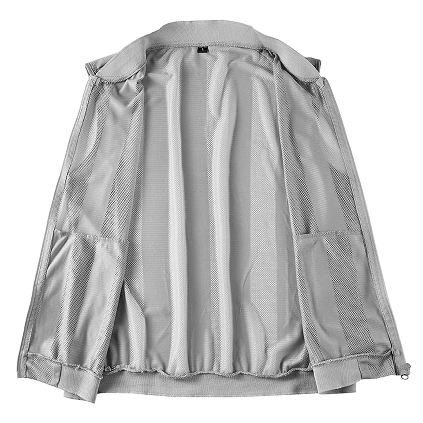 Flygo Men's Lightweight Breathable Mesh Vest for Cycling, Travel & Outdoor Activities | Summer Casual Zip-Up Jacket for Hiking, Running & Daily Wear