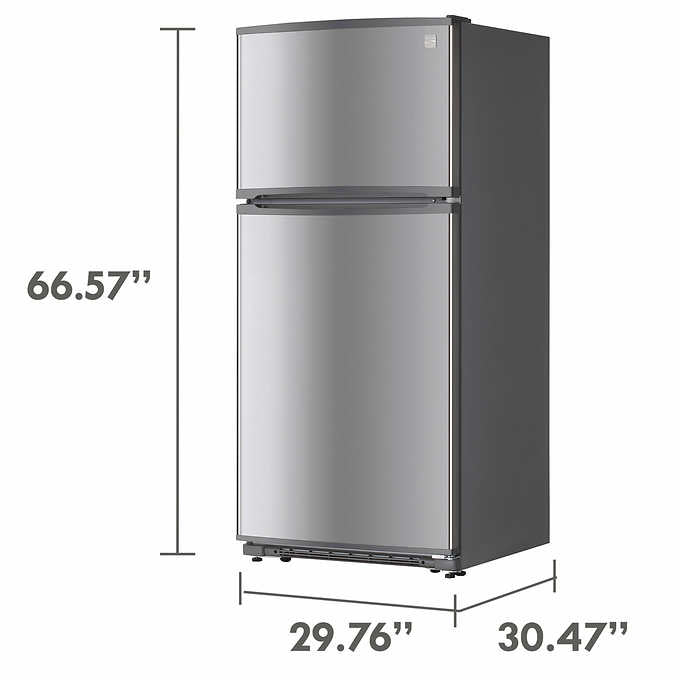 18 cu. ft. Top Freezer Refrigerator with Adjustable Glass Shelves - Garage Ready, Energy Efficient, Perfect for Kitchens, Basements & Garages