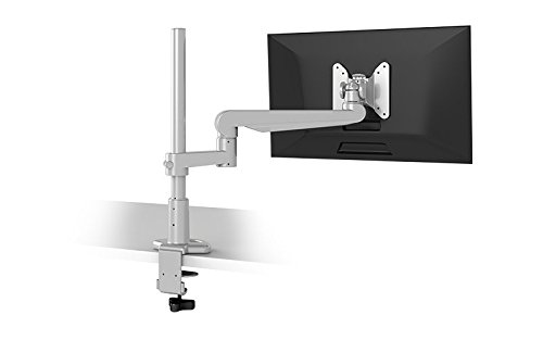 Evolve Series Single Monitor Arm with Fixed Limb - White (ESI Ergo EVOLVE1-F-WHT) | Ergonomic Desk Mount for Home & Office Workstations | Perfect for Gaming, Coding & Productivity