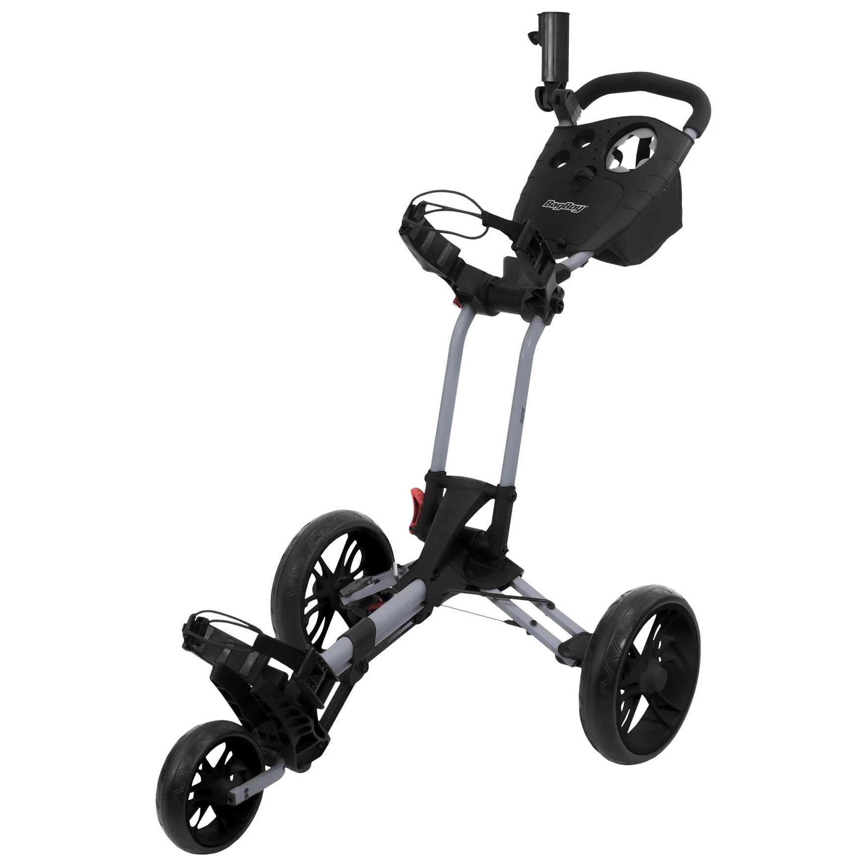 Bag Boy Spartan XL Golf Push Cart - Lightweight & Durable Golf Push Cart with 3-Wheel Design - Perfect for Golfers on the Course or Driving Range