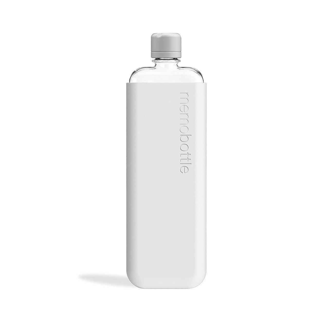 Slim Insulated Water Bottle with Cool Grey Sleeve - 20oz Leakproof Stainless Steel Thermos for Gym, Hiking & Office Hydration
