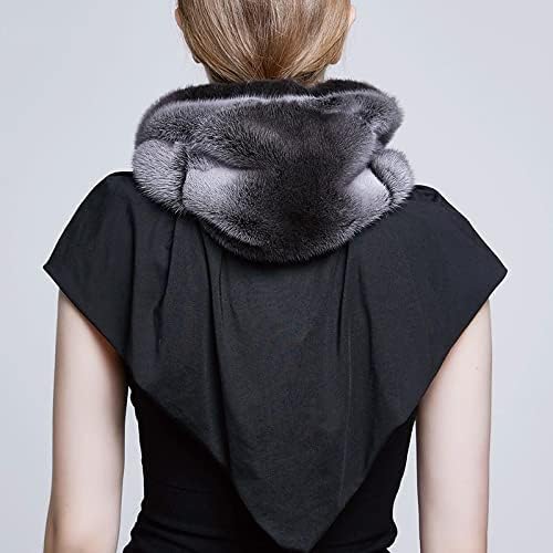 Elegant Women's Winter Scarf Hat - Soft Warm Fur Beanie for Cold Weather | Perfect for Snow Days, Skiing & Outdoor Activities