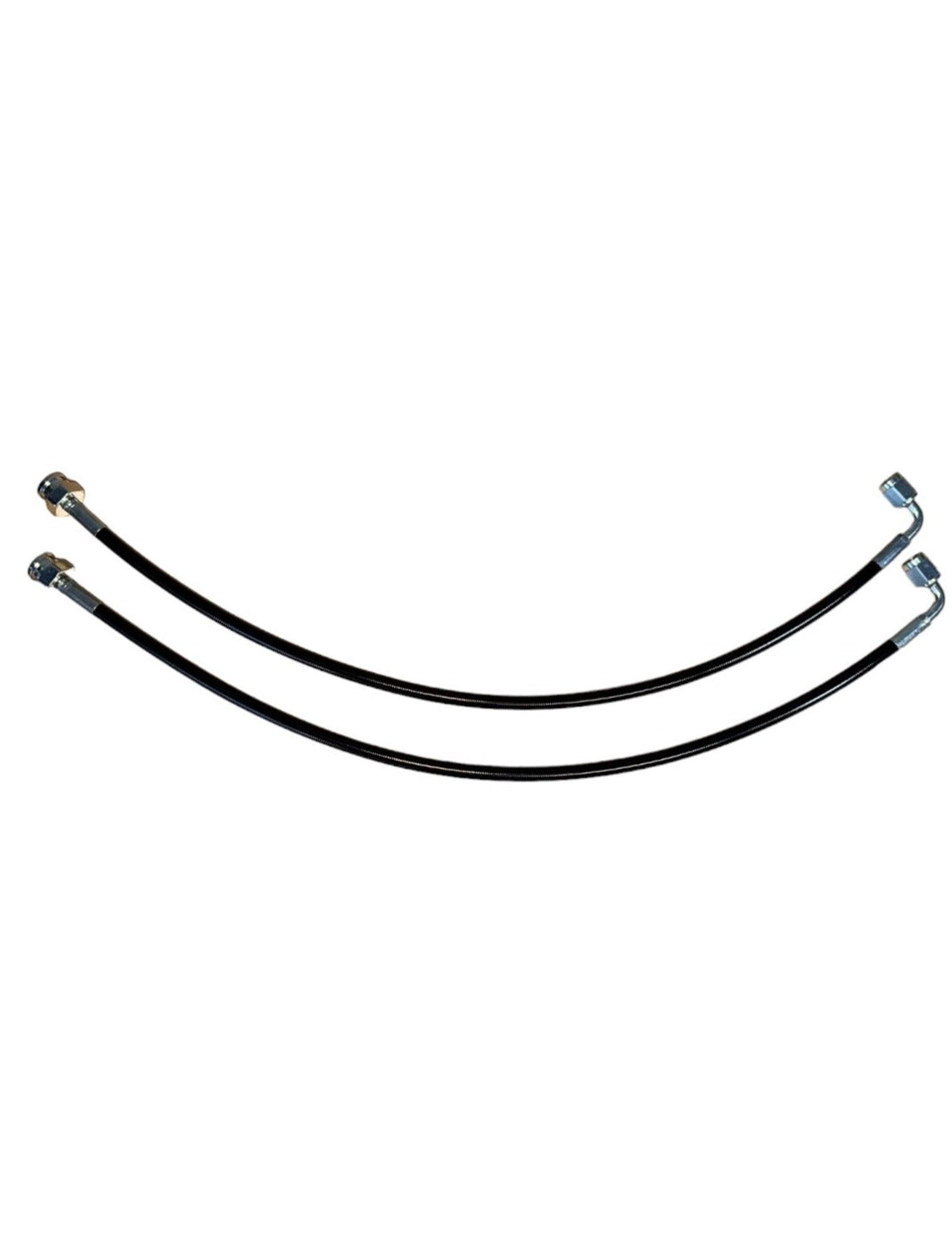 94-04 Ford Mustang Front Brake Line Kit - High Performance Stainless Steel Braided Lines for TBM Drag Racing Brakes - Perfect for Track Days, Street Performance & Muscle Car Upgrades