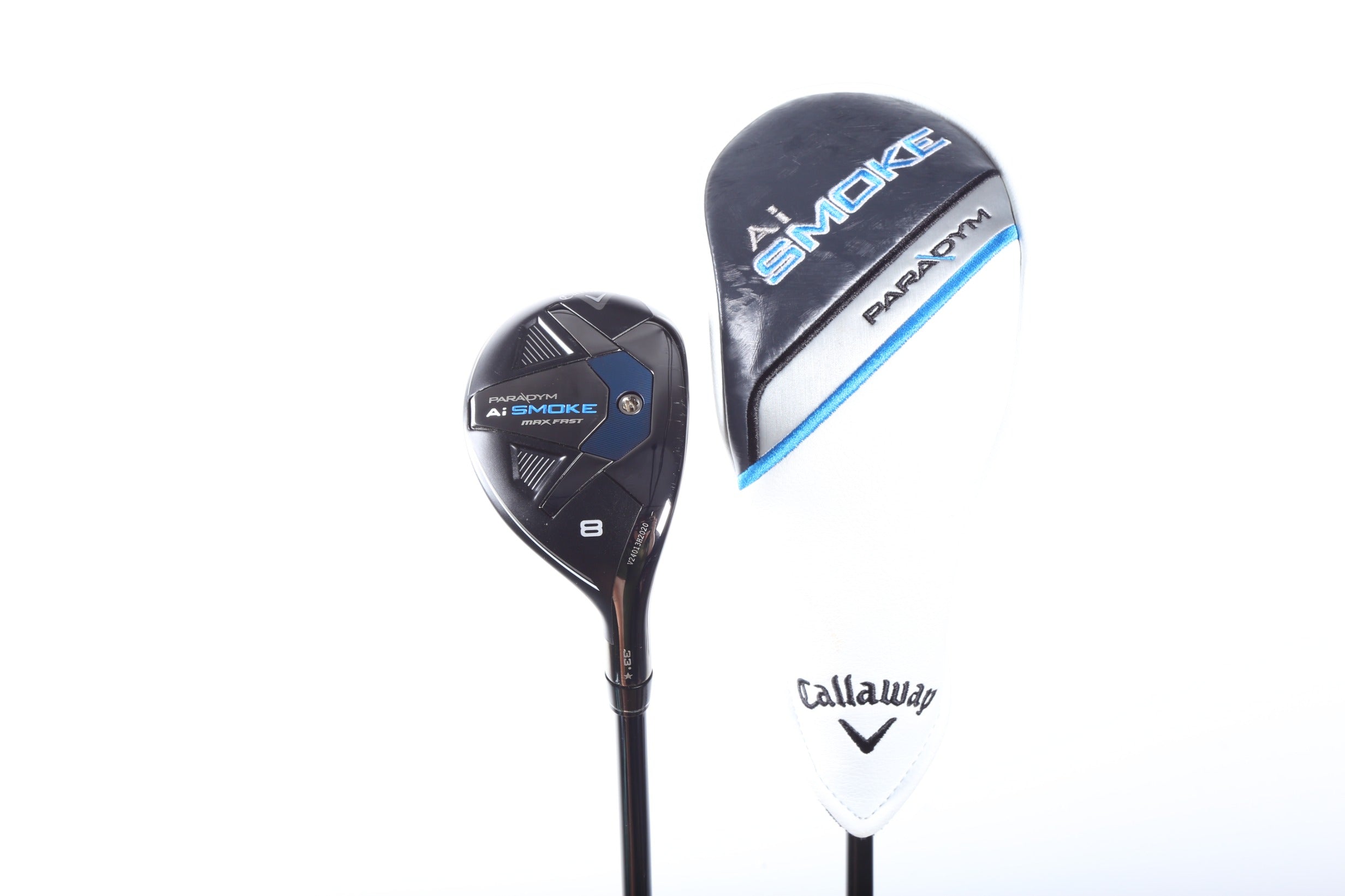 Callaway Paradym Ai Smoke MAX Fast 8H Hybrid Golf Club - Right Handed 33° Senior Flex | Pre-Owned | Perfect for Senior Golfers & High Handicap Players on Fairways & Roughs