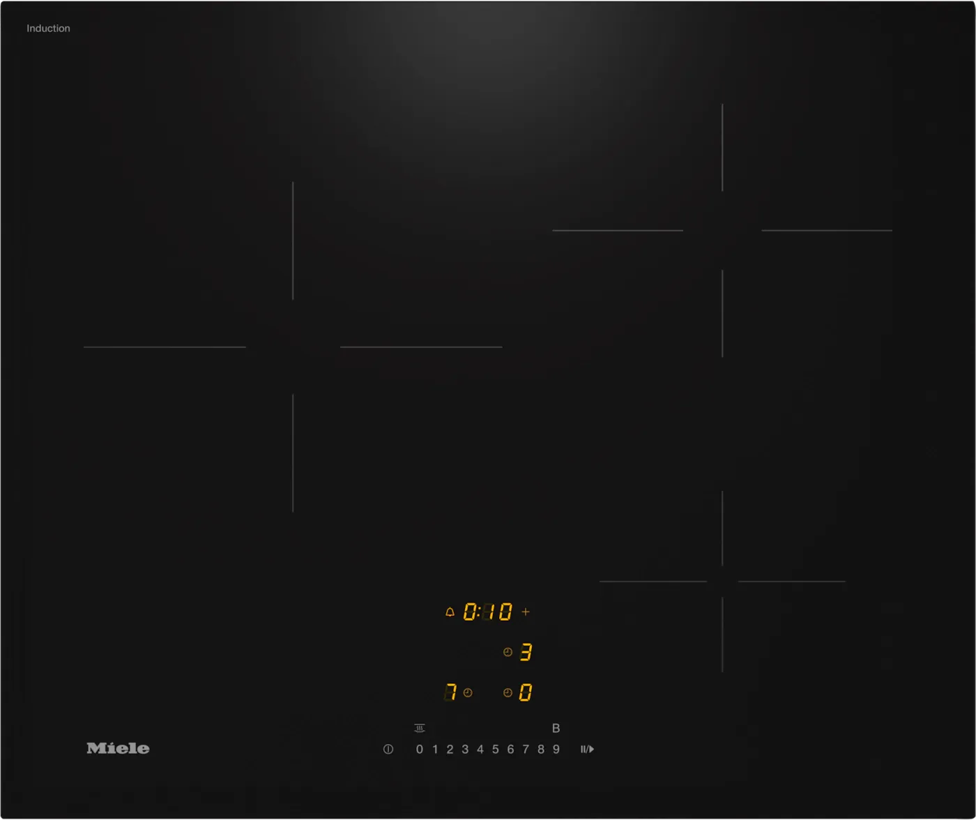 Miele 60cm Induction Cooktop KM 7220 FL - Fast, Energy Efficient Electric Stove for Modern Kitchens | Perfect for Home Cooking, Baking & Entertaining