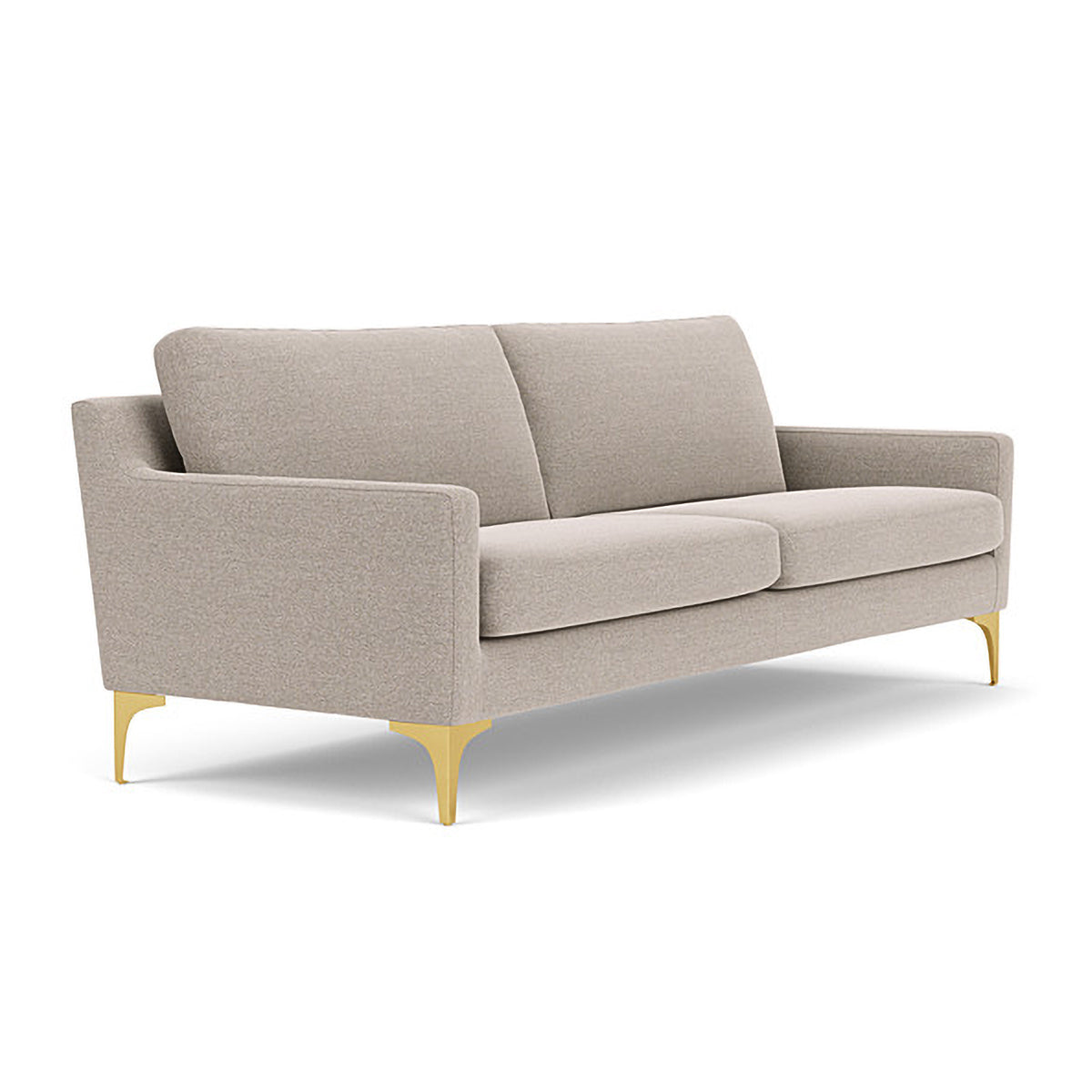 Astha Fabric 3-Seater Sofa - Modern Living Room Furniture for Small Spaces | Comfortable Couch for Apartments, Dorm Rooms & Cozy Homes