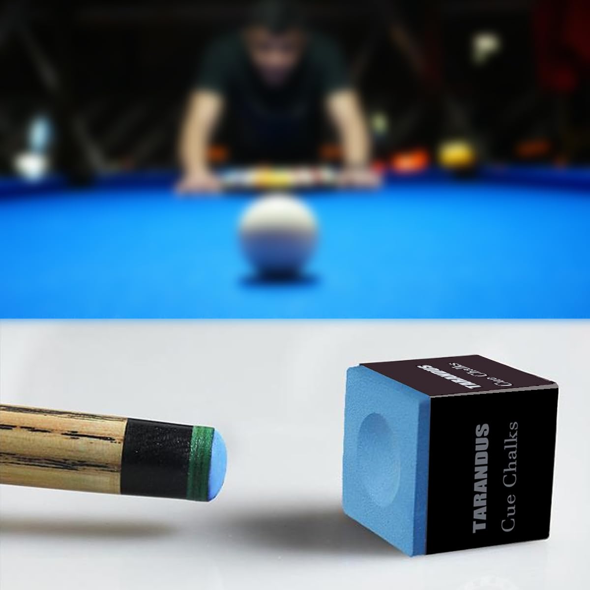 Premium Billiard Cue Chalk 12-Pack - Blue, Green, Red & Yellow Pool Table Accessories for Professional & Home Use | Perfect for Tournament Play, Practice & Game Nights
