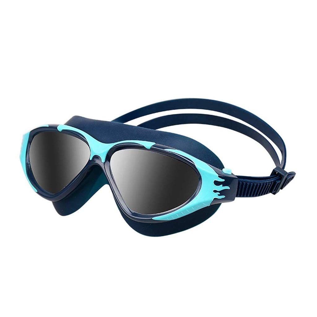 **KAPOHU Anti-Leak Swim Goggles for Men, Women & Kids – Mirrored, Waterproof Triathlon Swimming Goggles – Ideal for Pool, Beach & Competitive Swimming (Color: B)**