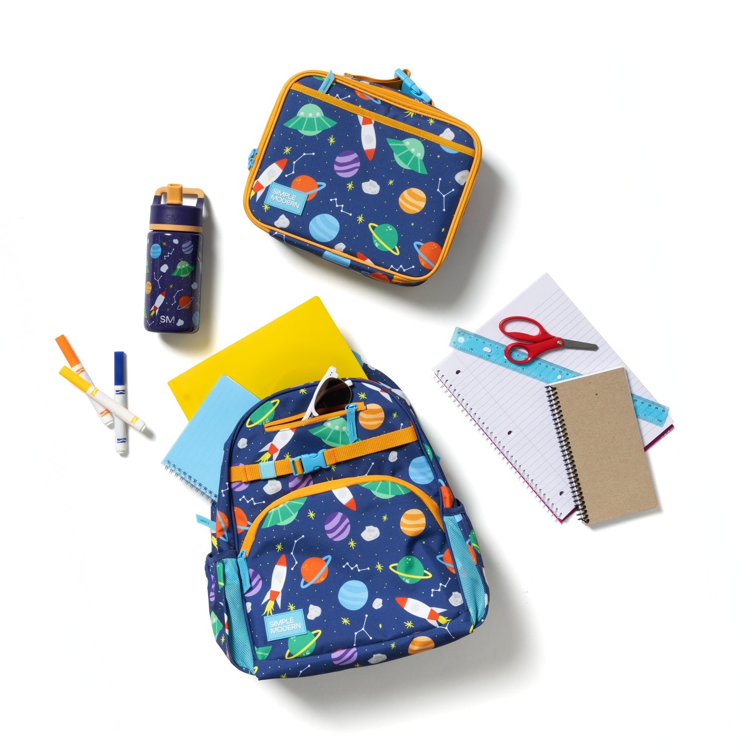 Fletcher Kids' Backpack for School - Medium Size Durable Backpack with Adjustable Straps, Lightweight Bookbag for Boys & Girls - Perfect for Elementary Students, Daycare & Travel