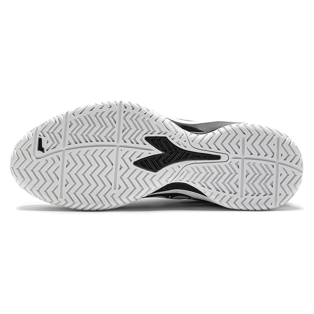 **Men's Blushield Torneo 2 AG Tennis Shoes - Black & White | Lightweight & Durable for Competitive Play & Training**