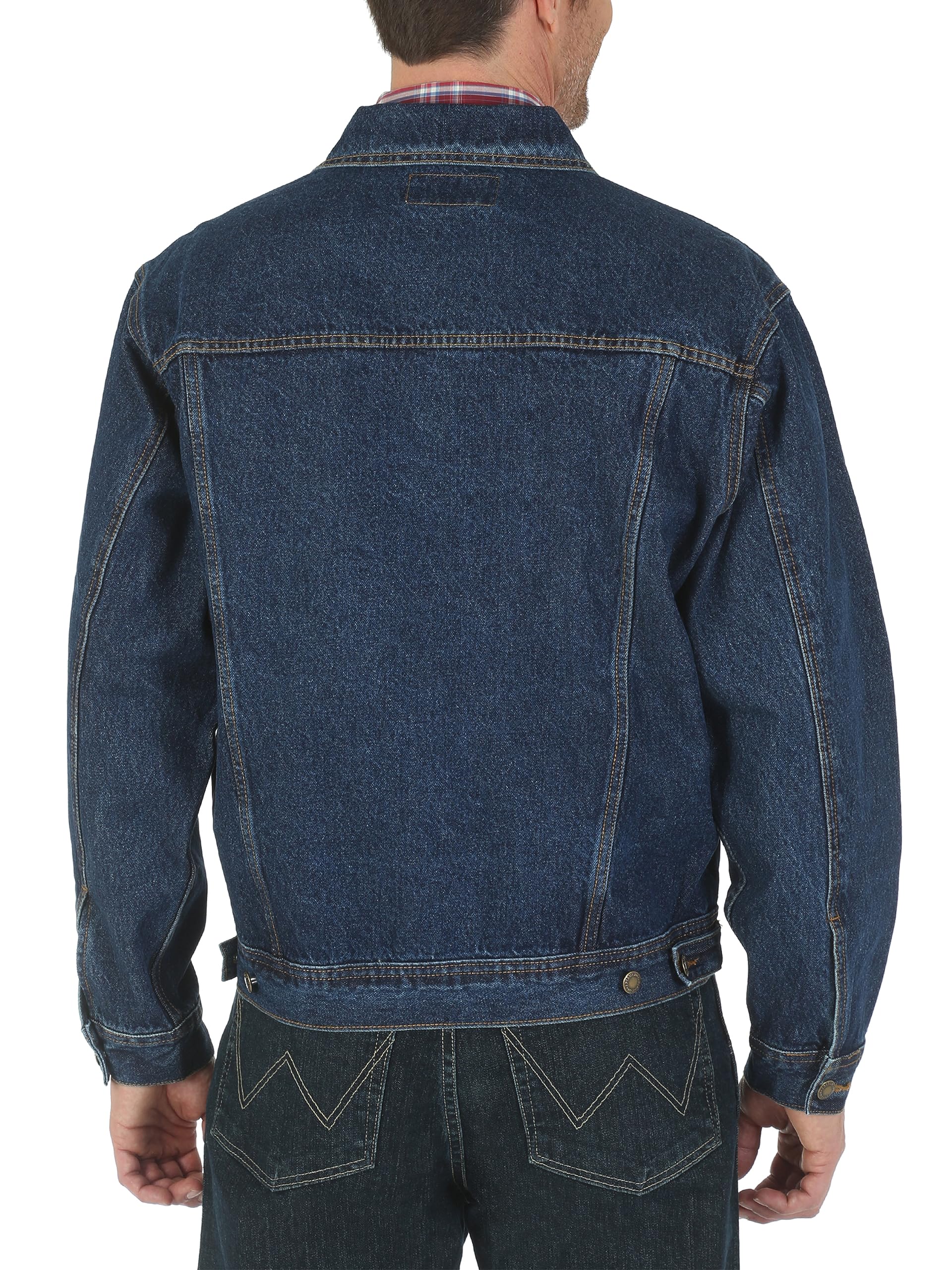 Wrangler Men's Big & Tall Unlined Denim Jacket - Lightweight Casual Denim Coat for Outdoor & Work Wear - Perfect for Hiking, Camping & Everyday Use