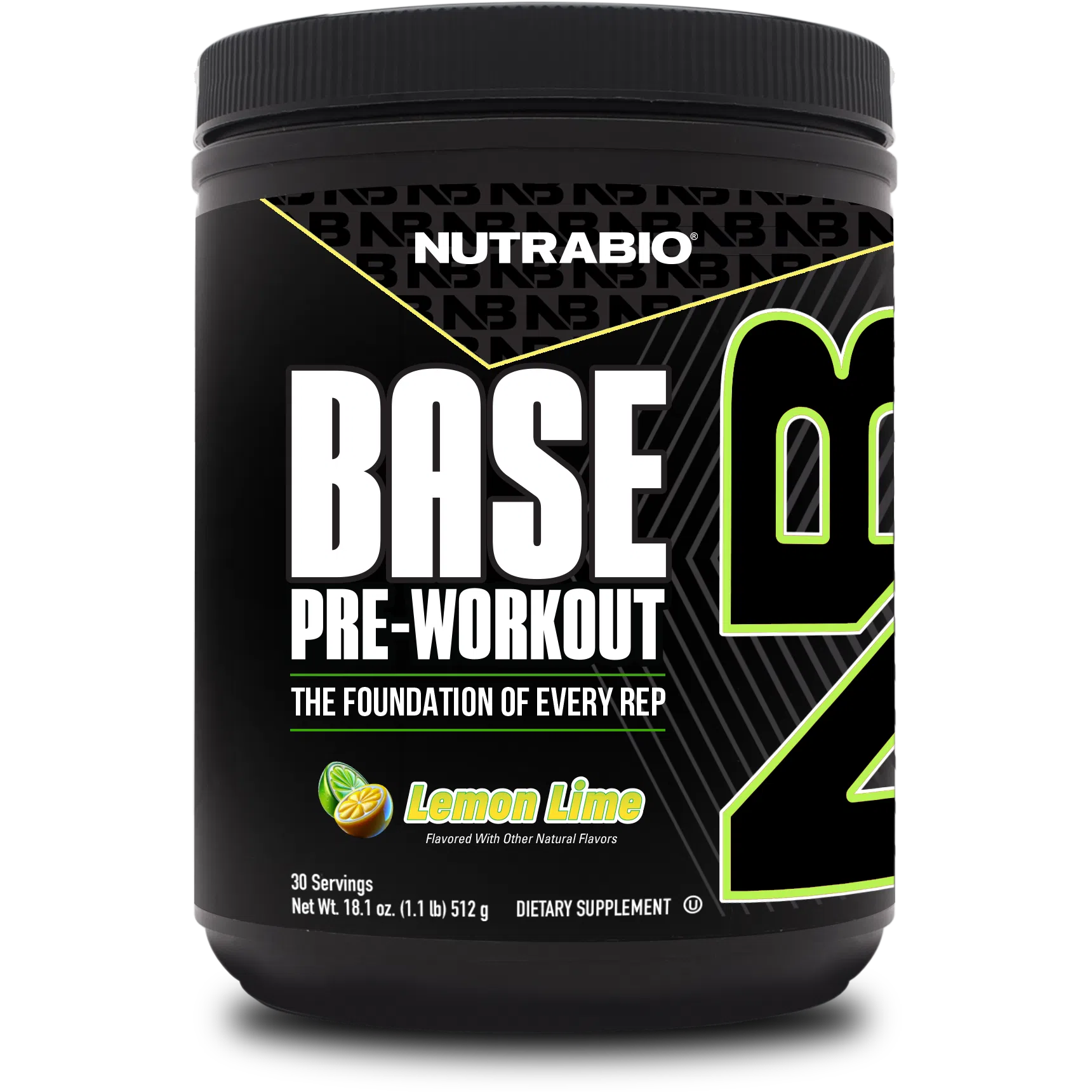 NutraBio Base Pre Workout Powder - Premium Energy & Focus Supplement for Gym, Running & Fitness | Supports Endurance & Muscle Pump