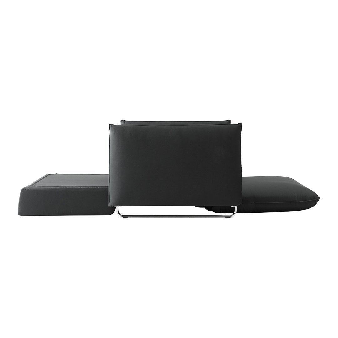 Modern Cord Chair with Convertible Single Bed Design - Perfect for Small Spaces, Guest Rooms & Cozy Reading Nooks