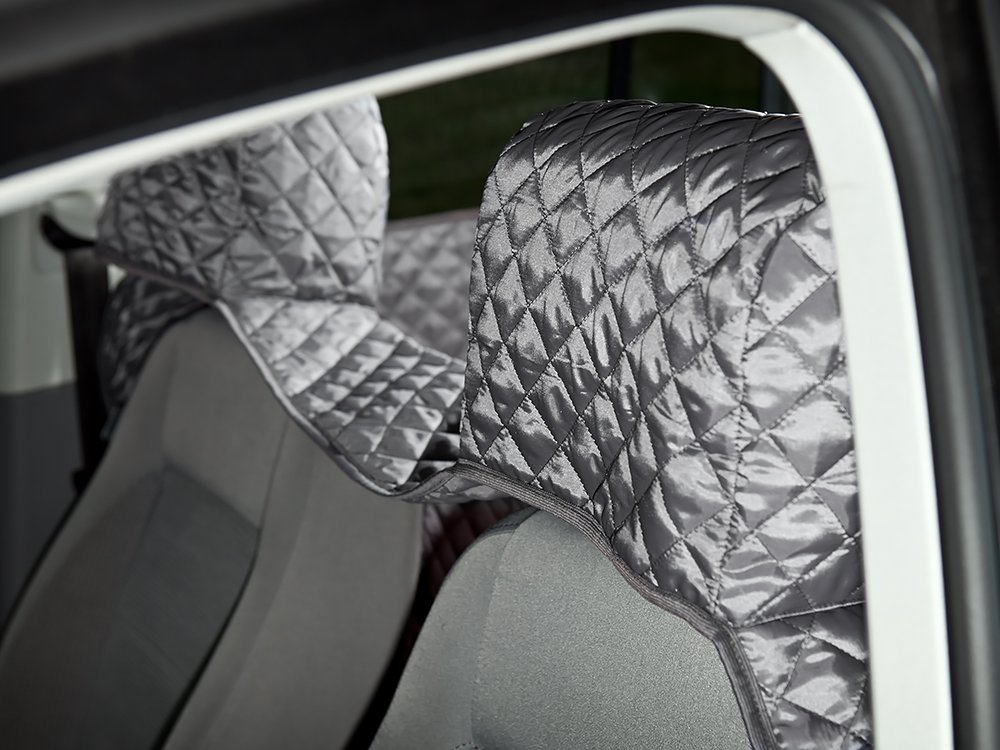 Premium Car Seat Cover - Medium Size, Universal Fit, Soft Grey - Protects Seats from Spills, Pets & Wear - Ideal for SUVs, Sedans & Trucks