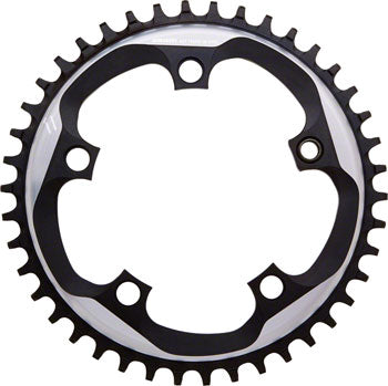 SRAM X-Sync Chainring 40T 110mm BCD Mountain Bike Chainring - Polished Grey/Matte Black - Compatible with 1x Drivetrains - Perfect for Trail Riding and MTB Adventures