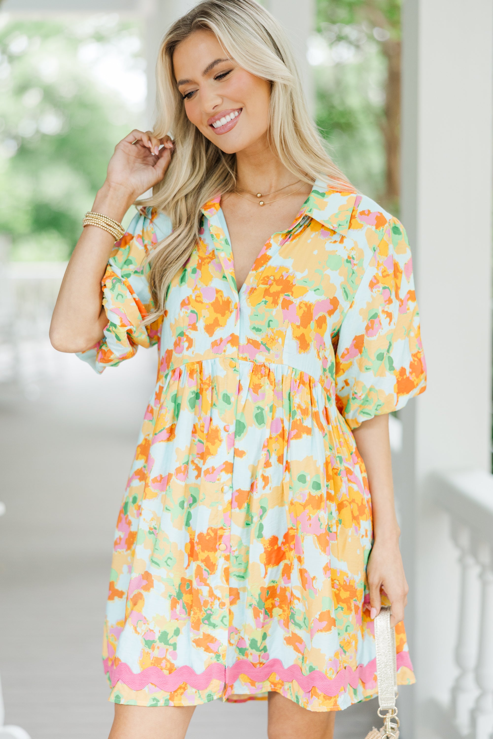 Elegant Mint Green Floral Dress for Women - Summer Casual & Party Wear - Perfect for Garden Weddings, Brunch Dates & Vacation Outfits