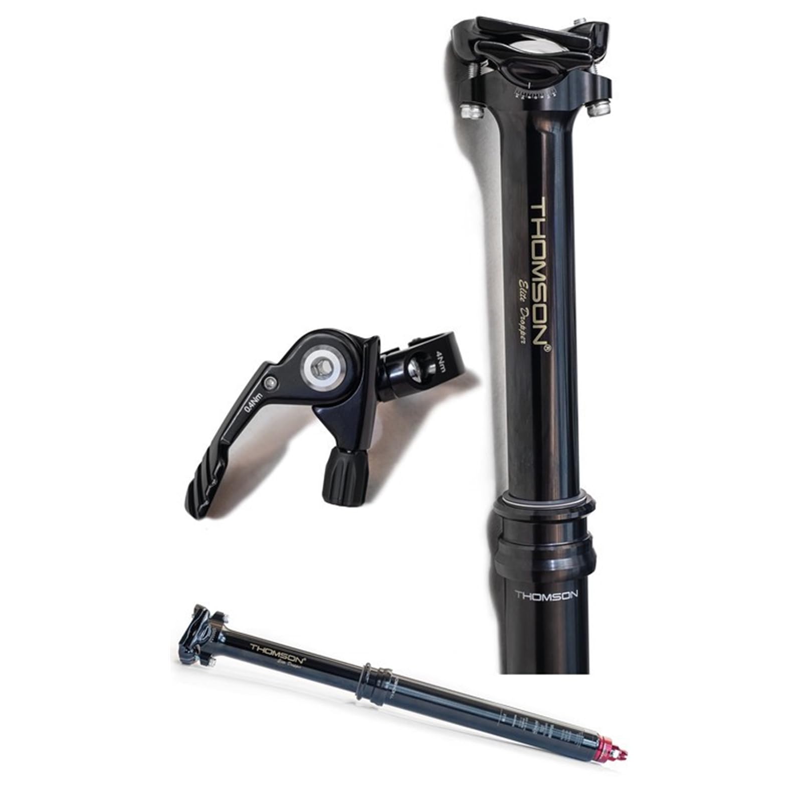 Thomson Unisex Adult Bike Seat Post - 31.6mm Diameter, Black (Model 2682020648) | Comfortable Cycling Seatpost for Road Bikes, Mountain Bikes & Commuter Bicycles
