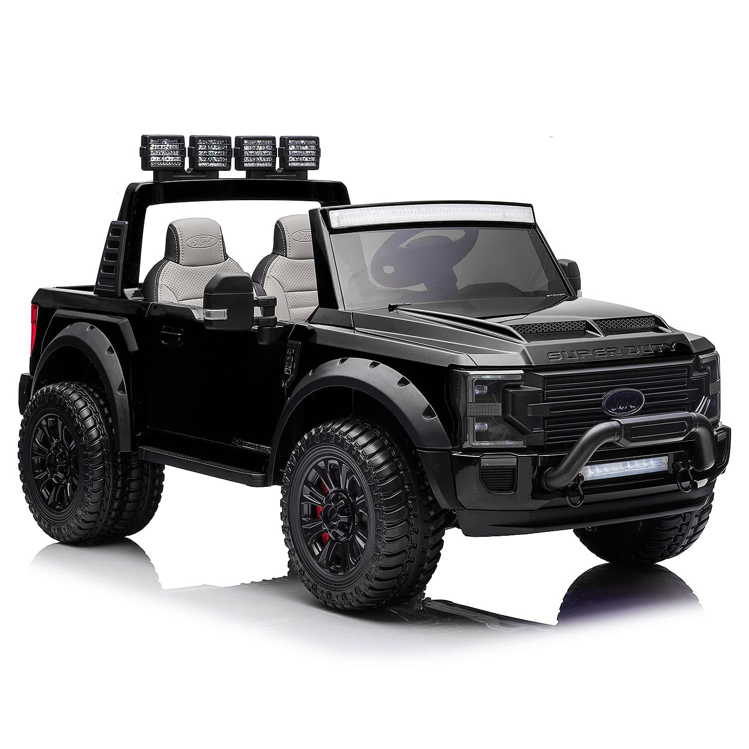 Ford F450 Custom Edition 24V Kids Ride On Truck with Parental Remote Control - Black | Electric Toy Car for Boys & Girls | Outdoor Play, Birthday Gifts, Backyard Fun