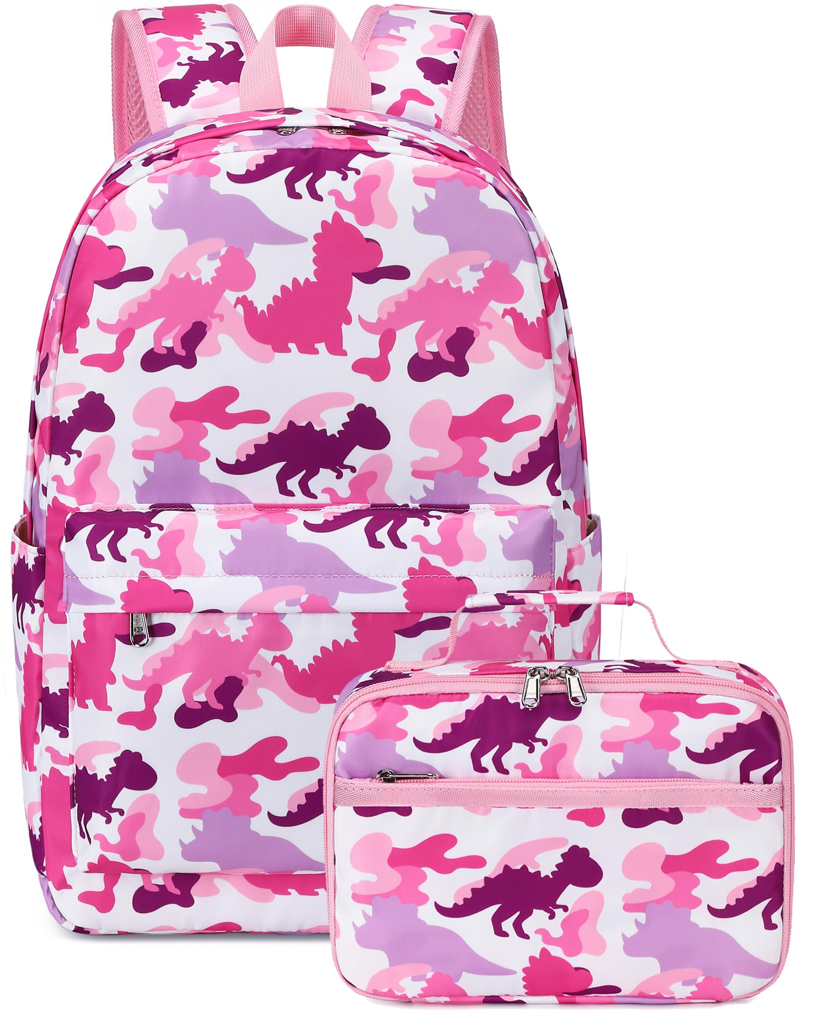 LEDAOU Kids School Backpack with Lunch Box - Waterproof Book Bag for Boys & Girls, Kindergarten & Preschool Toddler Backpack - Perfect for School, Travel & Outdoor Activities