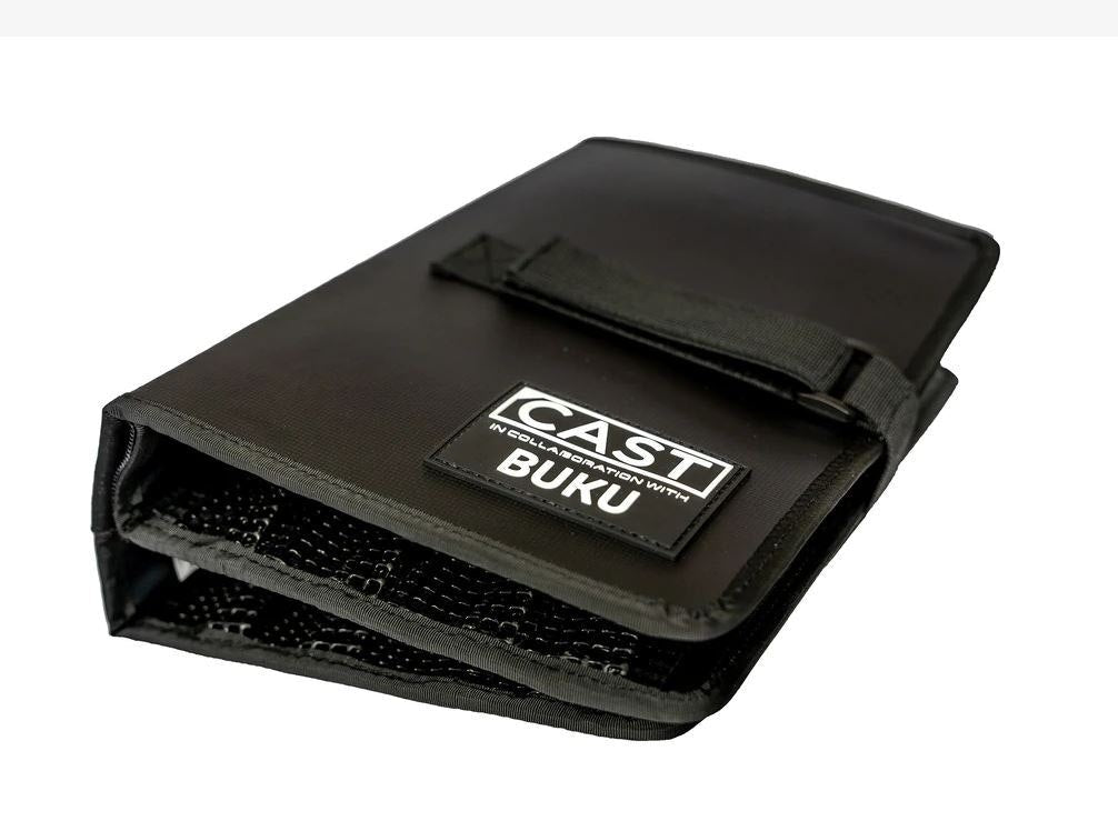 Premium Buku Cast Jig Bag - Durable Fishing Tackle Storage for Saltwater & Freshwater - Perfect for Boat, Kayak, and Shore Fishing Trips