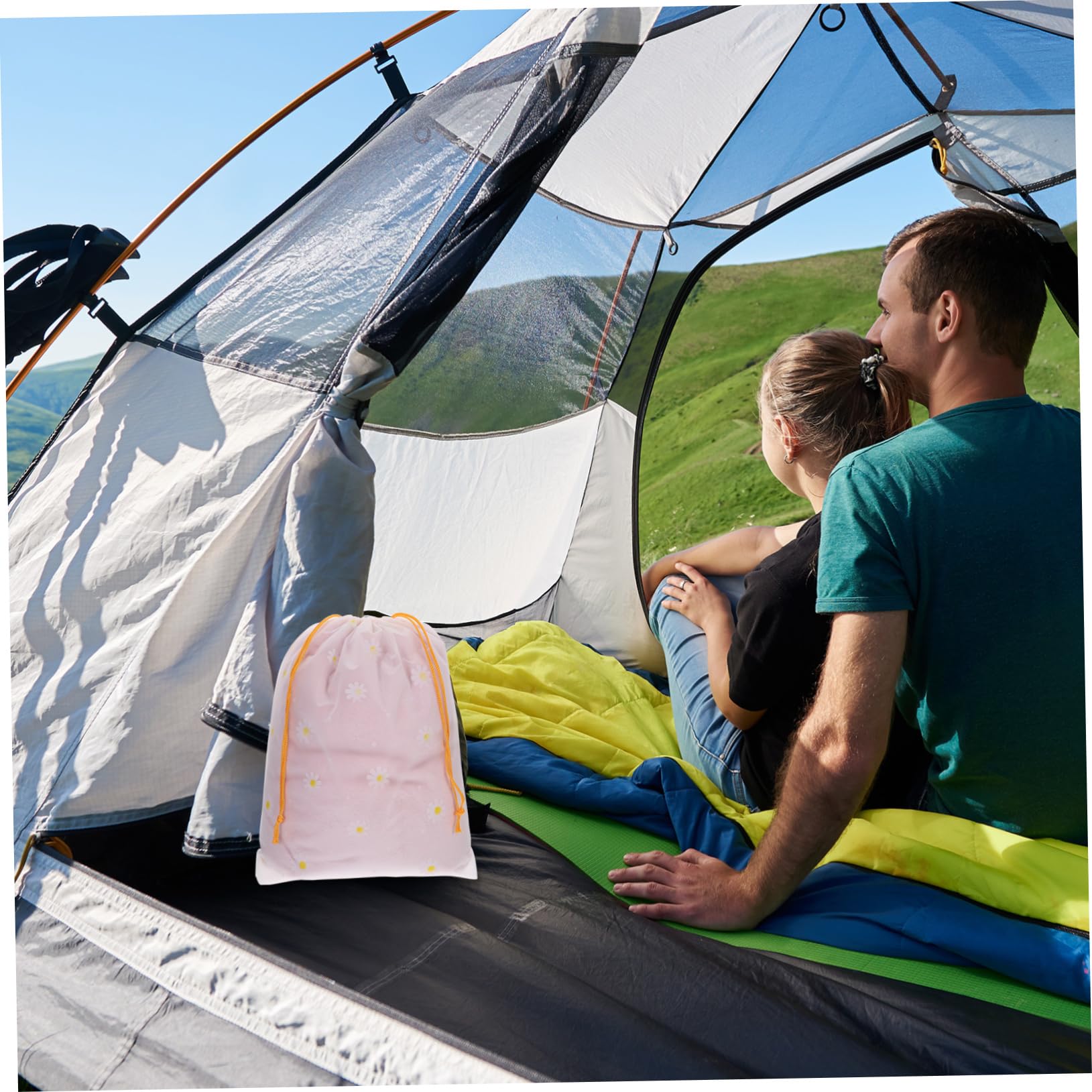 WHAMVOX Vacuum Storage Bags for Clothes, Quilts & Cosmetics - Space Saving Compressed Organizer Bags with PVC Material - Perfect for Travel, Home & Closet Organization