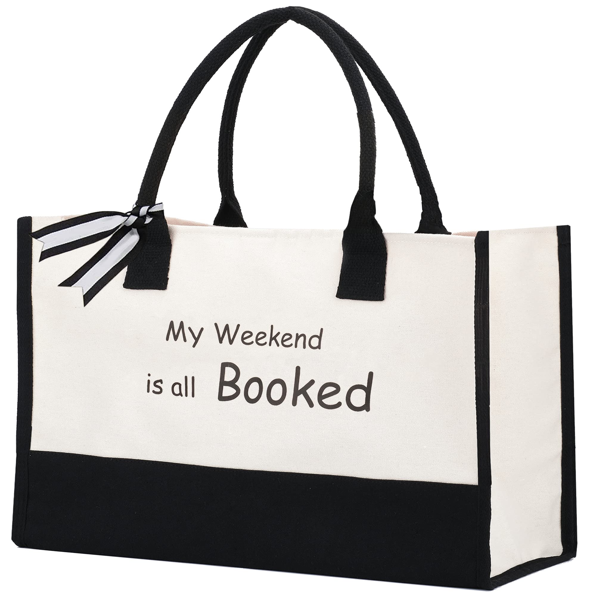 Women's Canvas Tote Bag - Travel, Party & Gift for Mom, Friends | Weekend & Holiday Use
