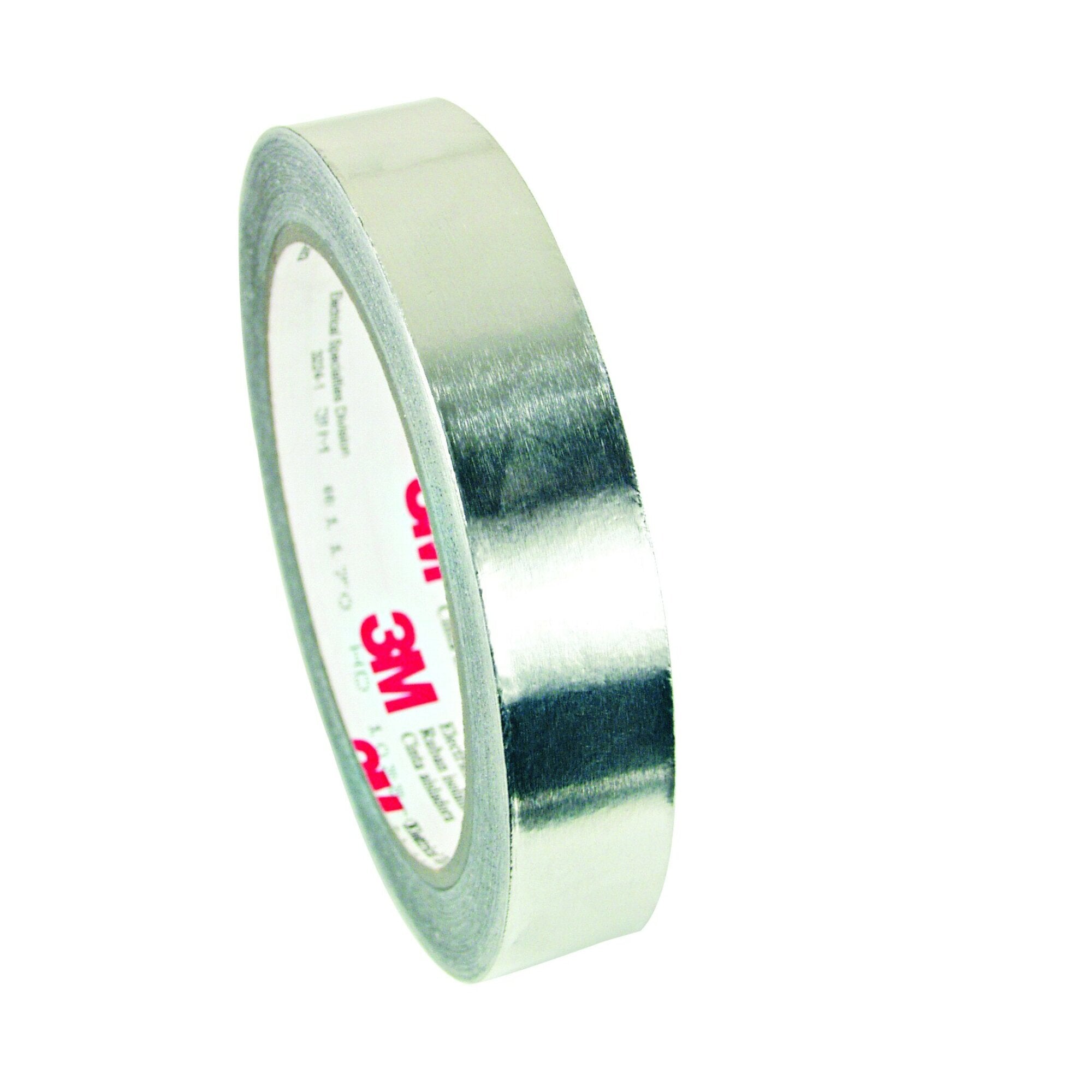 3M Aluminum Foil Tape 1115B - 1 Inch x 60 Yards, High-Temperature Silver HVAC Tape for Duct Sealing, Insulation & Repairs - Heat Resistant, Waterproof Adhesive for Home, Automotive & Industrial Use