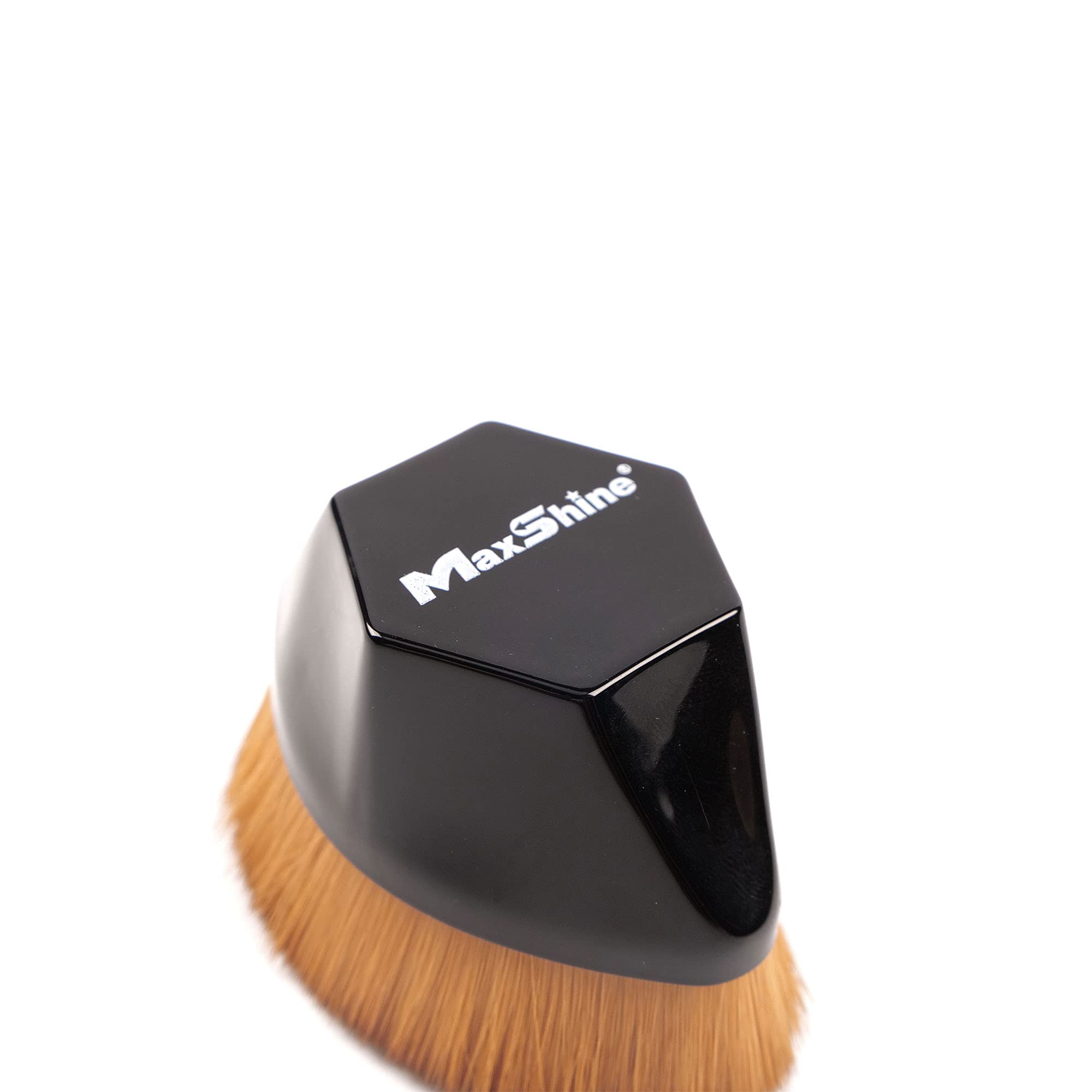 Maxshine Ultra Soft Handheld Detailing Brush - Small Size with Super Soft Bristles for Car Interior, Exterior, Leather Seats, Engine Bay & Wheels | Professional Auto Detailing Tools for Premium Car Care | Perfect for DIY Car Washing & Detailing Enthusiasts